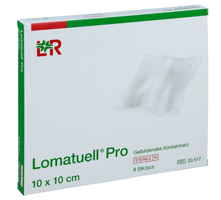 Lomatuell Pro 10* 10 cm 1St. Gel-Mesh-Verband